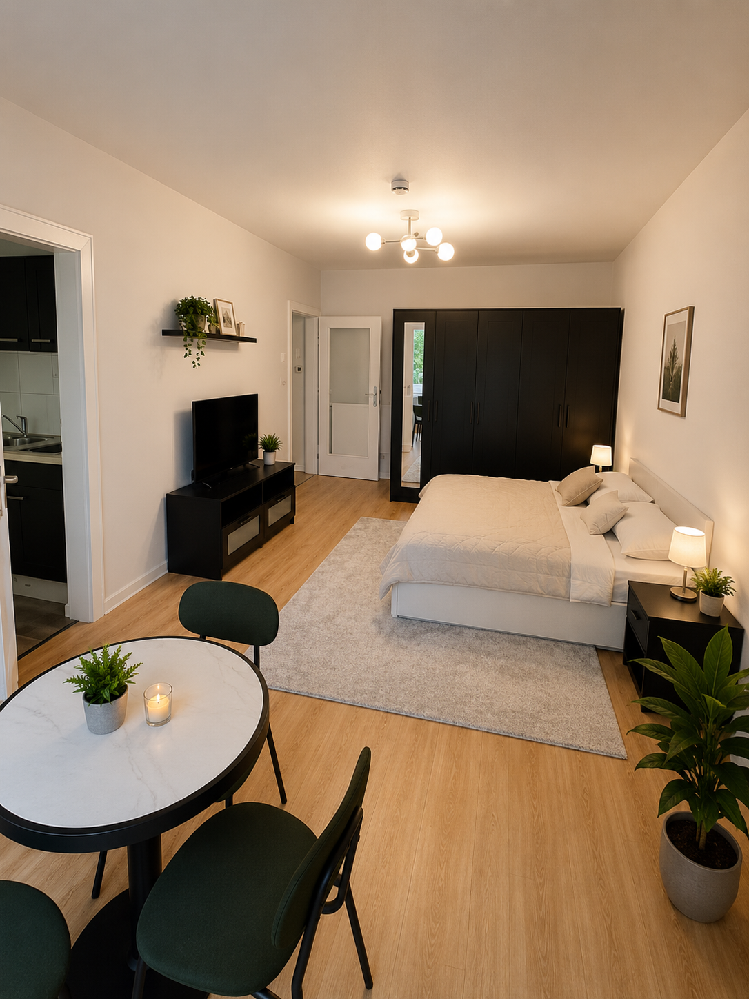Möbliertes Zimmer, sehr gute ÖPNV-Anbindung